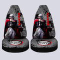 Muzan Car Seat Covers Custom Demon Slayer Anime Mix Mangas - Gearcarcover - 4