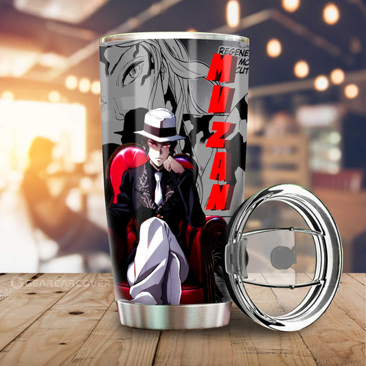 Muzan Tumbler Cup Custom Demon Slayer Anime Mix Mangas - Gearcarcover - 2