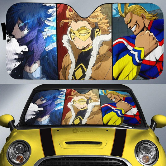 My Hero Academia Anime Car Sunshade Custom Dabi All Might Hawks Car Accessories - Gearcarcover - 1