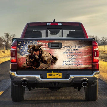 My Hero My Soldier Truck Tailgate Decal Custom Car Accessories - Gearcarcover - 1