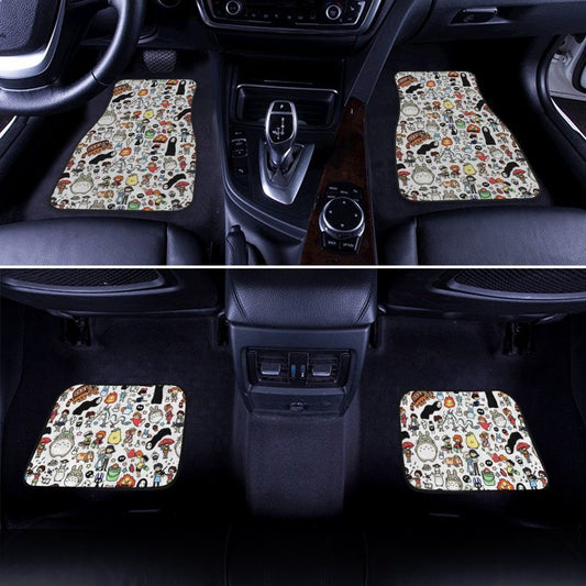 My Neighbor Totoro Car Floor Mats Cute Car Accessories Accessories - Gearcarcover - 1