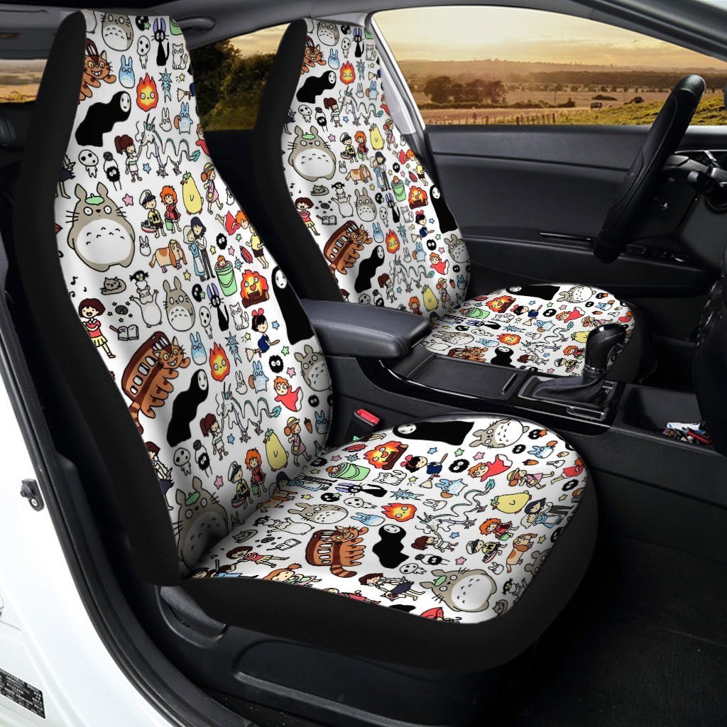 My Neighbor Totoro Car Seat Covers Custom Totoro Anime Car Accessories - Gearcarcover - 2