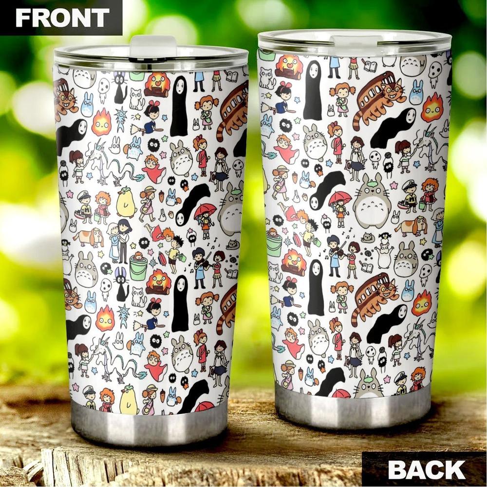 My Neighbor Totoro Tumbler Cup Stainless Steel - Gearcarcover - 4