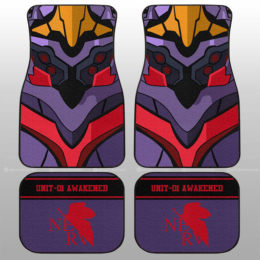 NGE Unit 01 Awakened Car Floor Mats Custom NGE Car Interior Accessories - Gearcarcover - 1