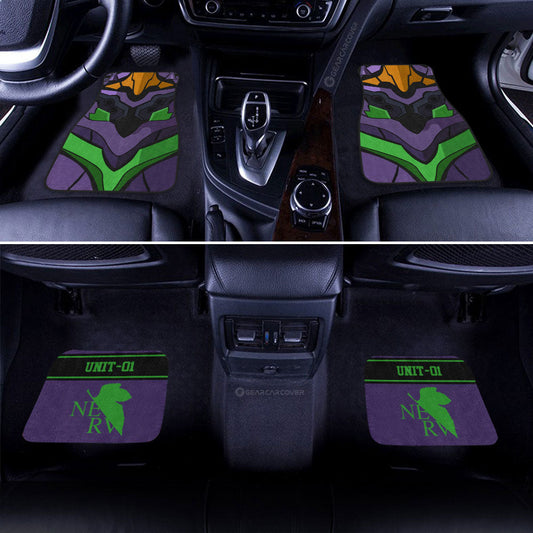 NGE Unit 01 Car Floor Mats Custom NGE Car Interior Accessories - Gearcarcover - 2