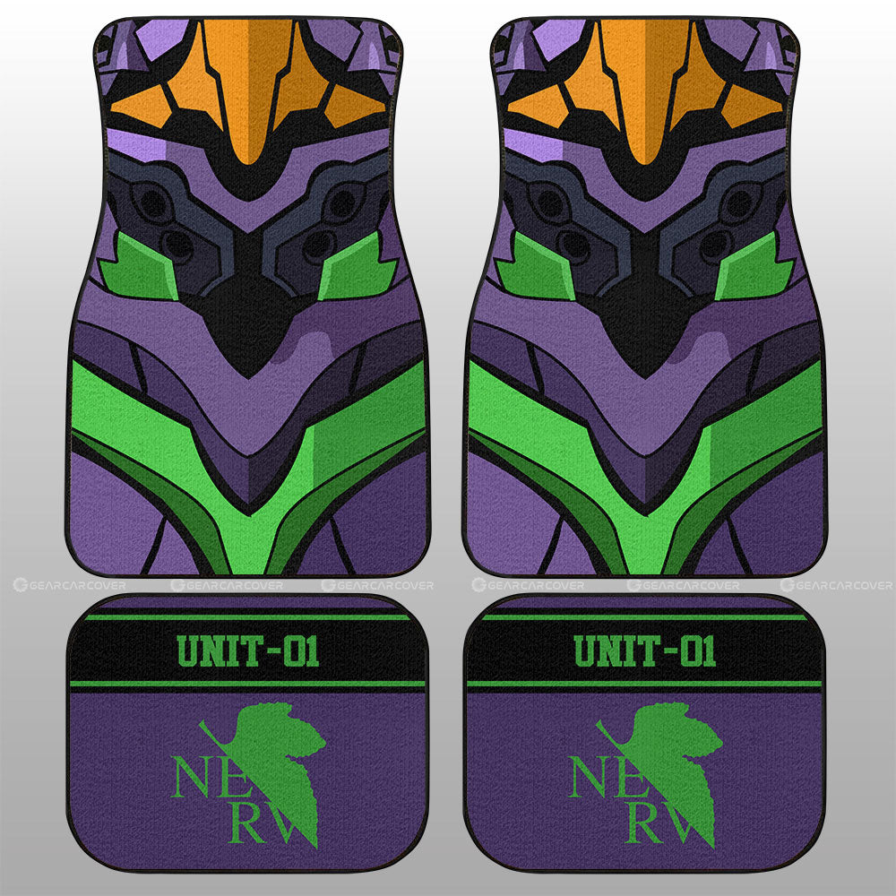 NGE Unit 01 Car Floor Mats Custom NGE Car Interior Accessories - Gearcarcover - 1