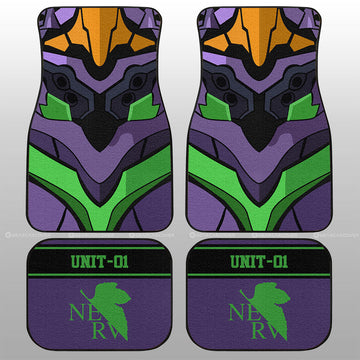 NGE Unit 01 Car Floor Mats Custom NGE Car Interior Accessories - Gearcarcover - 1
