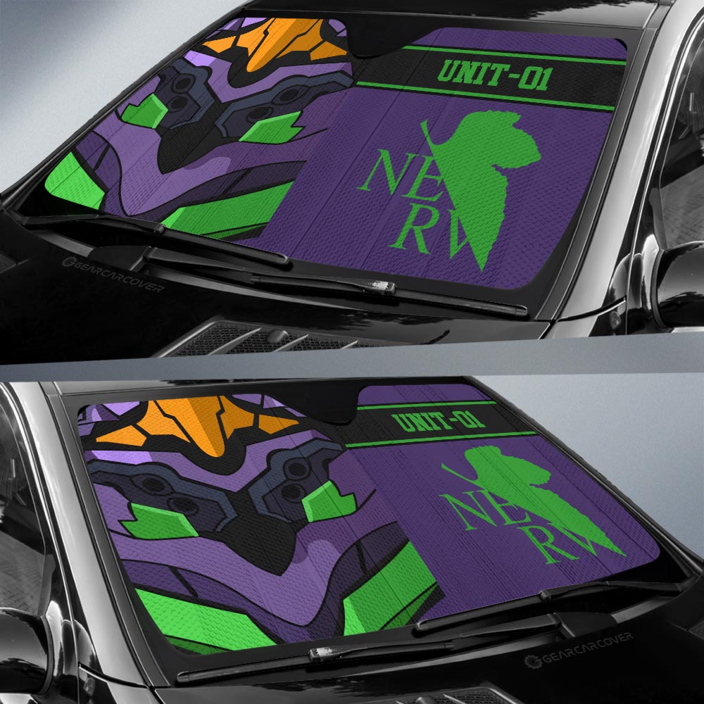 NGE Unit 01 Car Sunshade Custom NGE Car Interior Accessories - Gearcarcover - 2