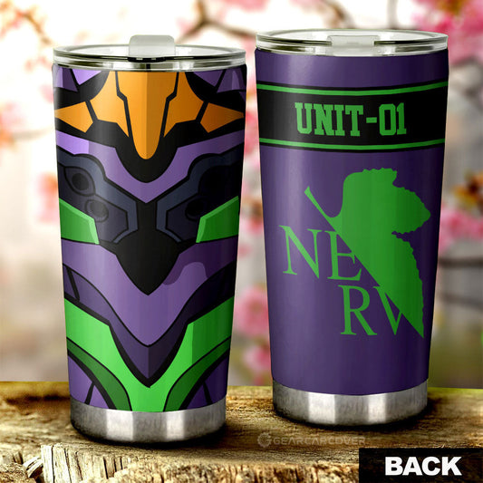 NGE Unit 01 Tumbler Cup Custom NGE Car Interior Accessories - Gearcarcover - 2