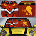 NGE Unit 02 Car Sunshade Custom NGE Car Interior Accessories - Gearcarcover - 1