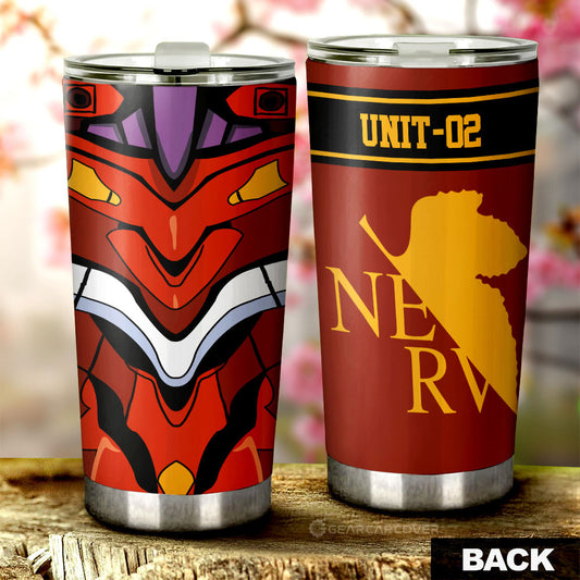 NGE Unit 02 Tumbler Cup Custom NGE Car Interior Accessories - Gearcarcover - 2