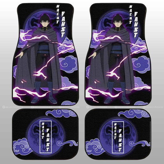 Nacht Faust Car Floor Mats Custom Anime Black Clover Car Accessories - Gearcarcover - 2