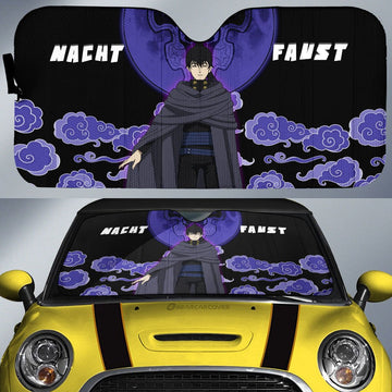 Nacht Faust Car Sunshade Custom Black Clover Anime Car Accessories - Gearcarcover - 1