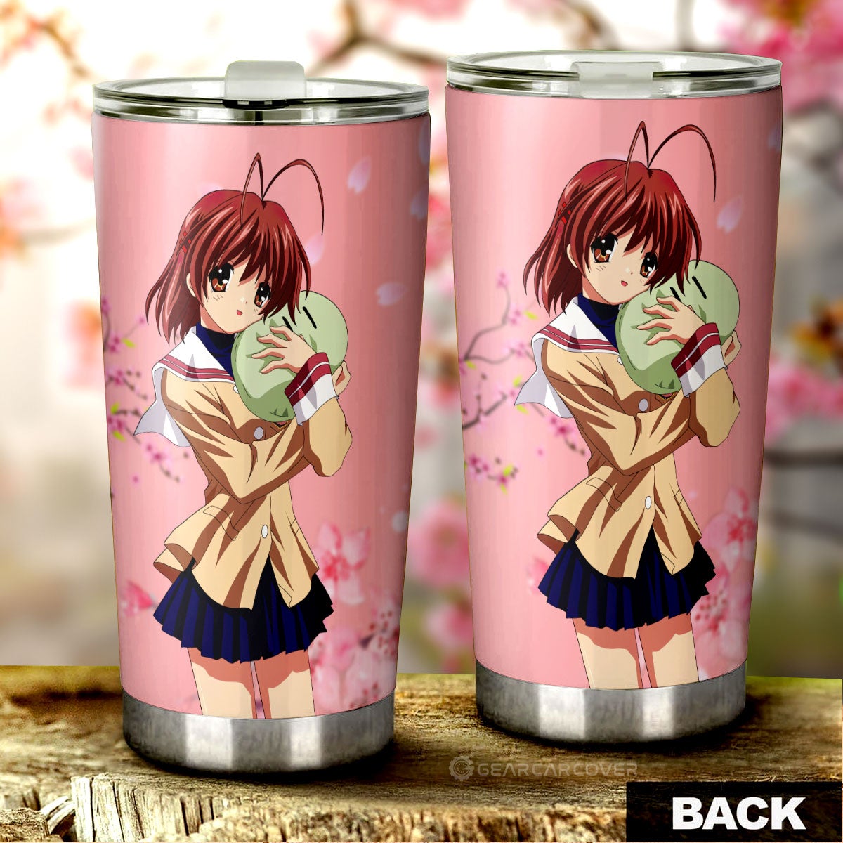 Nagisa Furukawa Tumbler Cup Custom Clannad Anime Car Accessories - Gearcarcover - 3