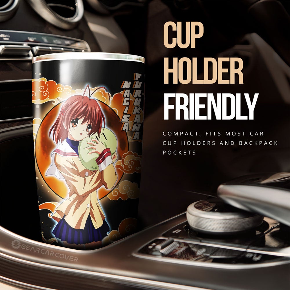 Nagisa Furukawa Tumbler Cup Custom Clannad Anime Car Accessories - Gearcarcover - 2