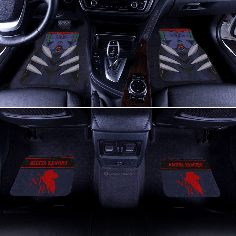 Nagisa Kaworu Car Floor Mats Custom NGE Car Interior Accessories - Gearcarcover - 2