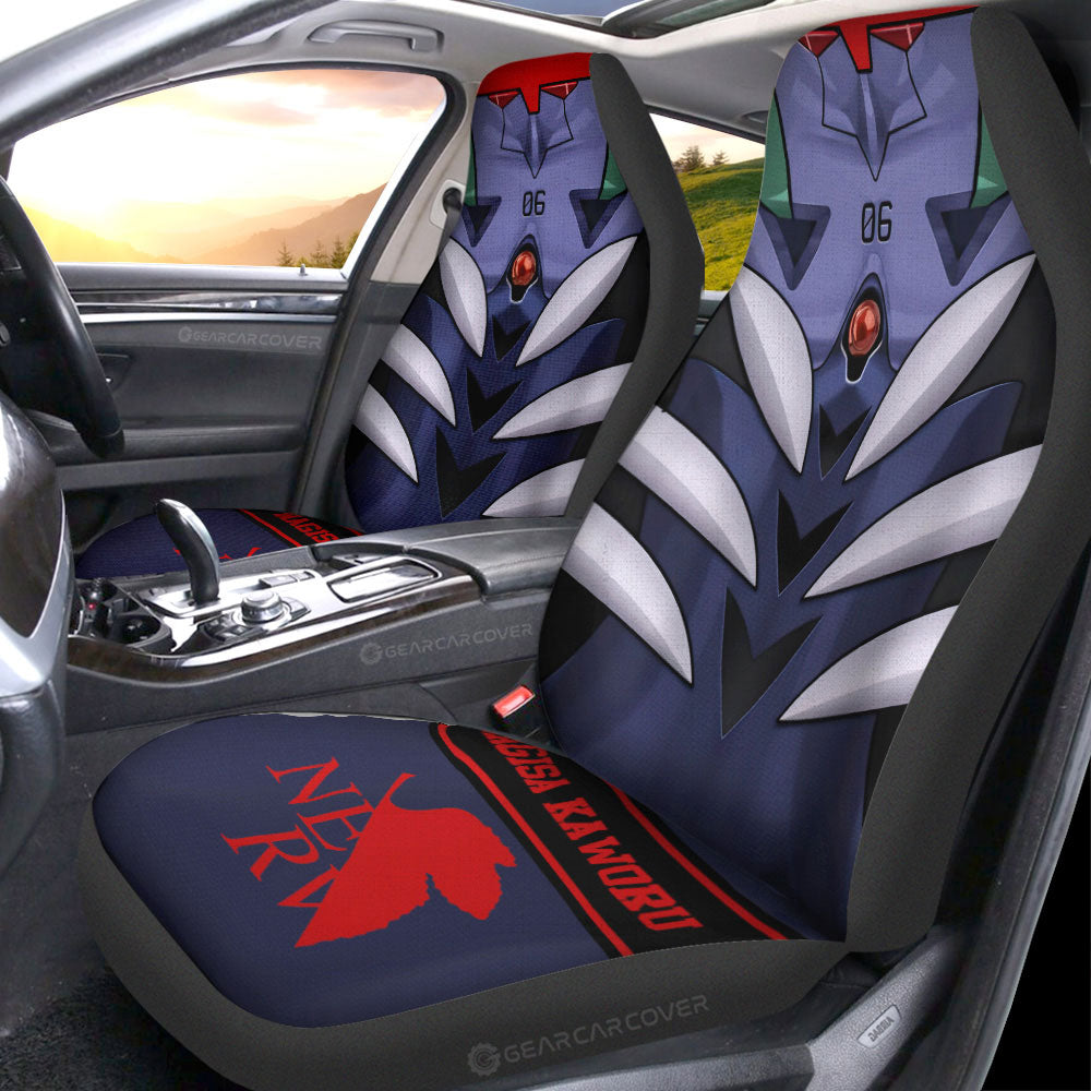 Nagisa Kaworu Car Seat Covers Custom NGE Car Interior Accessories - Gearcarcover - 1