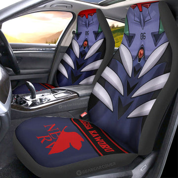 Nagisa Kaworu Car Seat Covers Custom NGE Car Interior Accessories - Gearcarcover - 1