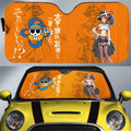 Nami Car Film Red Sunshade Custom One Piece Car Interior Accessories - Gearcarcover - 1