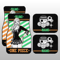 Nami Car Floor Mats Custom One Piece Anime Car Accessories - Gearcarcover - 3