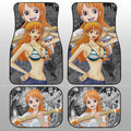 Nami Car Floor Mats Custom One Piece Anime Car Interior Accessories - Gearcarcover - 2