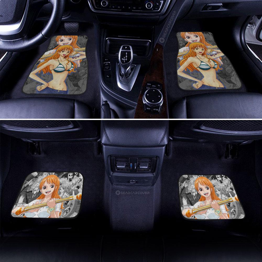 Nami Car Floor Mats Custom One Piece Anime Car Interior Accessories - Gearcarcover - 3