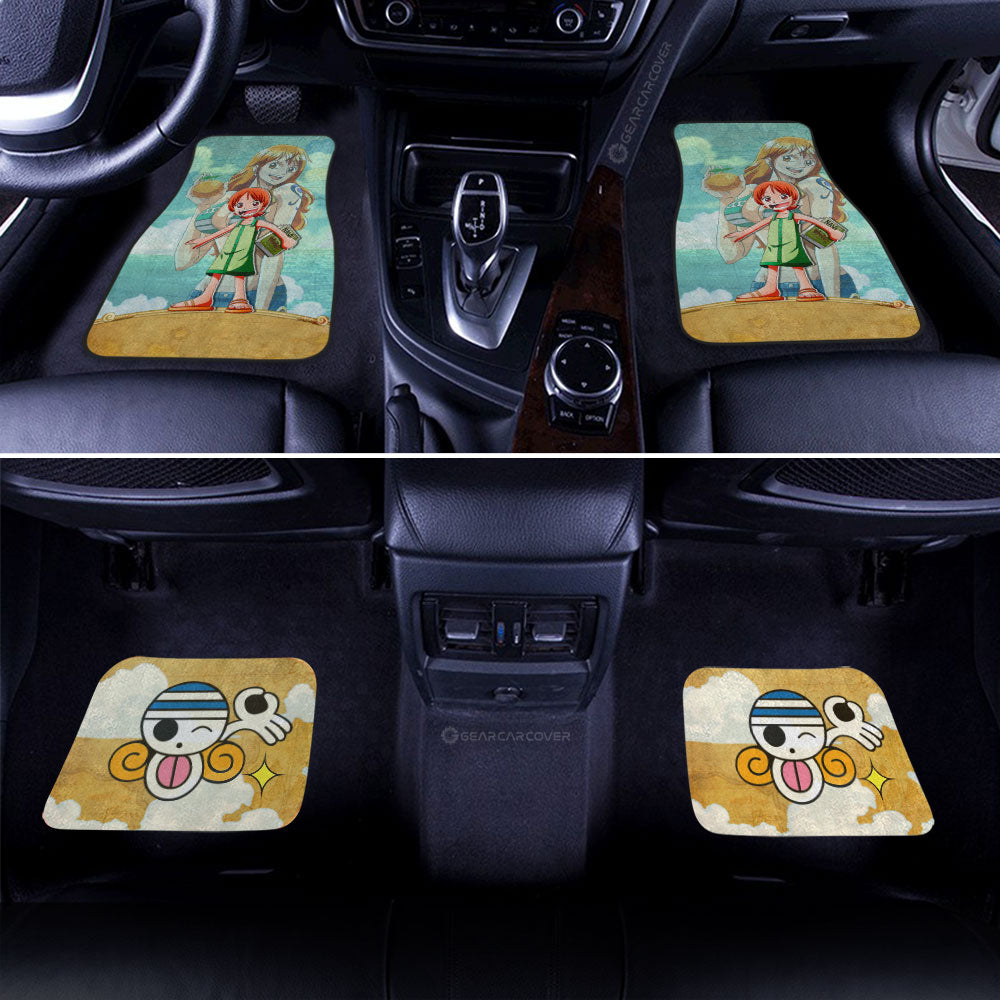 Nami Car Floor Mats Custom One Piece Map Anime Car Accessories - Gearcarcover - 3