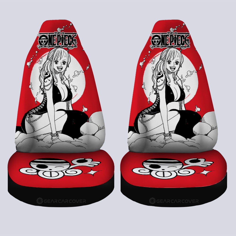 Nami Car Seat Covers Custom One Piece Anime Car Accessories - Gearcarcover - 4