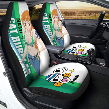Nami Car Seat Covers Custom One Piece Car Accessories For Anime Fans - Gearcarcover - 1