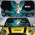 Nami Car Sunshade Custom Anime One Piece Car Accessories For Anime Fans - Gearcarcover - 1