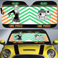 Nami Car Sunshade Custom One Piece Anime Car Accessories Mix Manga Style - Gearcarcover - 1