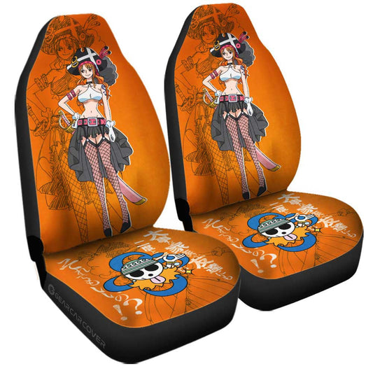 Nami Film Red Car Seat Covers Custom One Piece Anime Car Accessories - Gearcarcover - 1