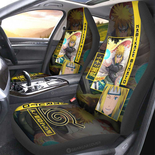 Namikaze Minato Car Seat Covers Custom Anime Car Accessories - Gearcarcover - 2