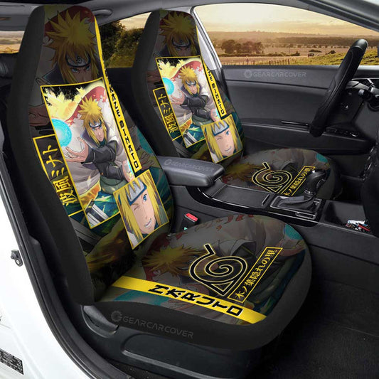 Namikaze Minato Car Seat Covers Custom Anime Car Accessories - Gearcarcover - 1