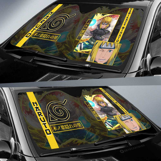 Namikaze Minato Car Sunshade Custom Anime Car Accessories - Gearcarcover - 2