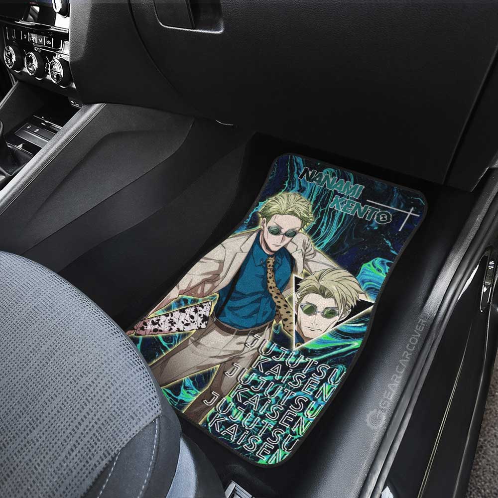 Nanami Kento Car Floor Mats Custom Jujutsu Kaisen Anime Car Accessories - Gearcarcover - 3