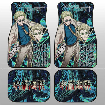 Nanami Kento Car Floor Mats Custom Jujutsu Kaisen Anime Car Accessories - Gearcarcover - 1