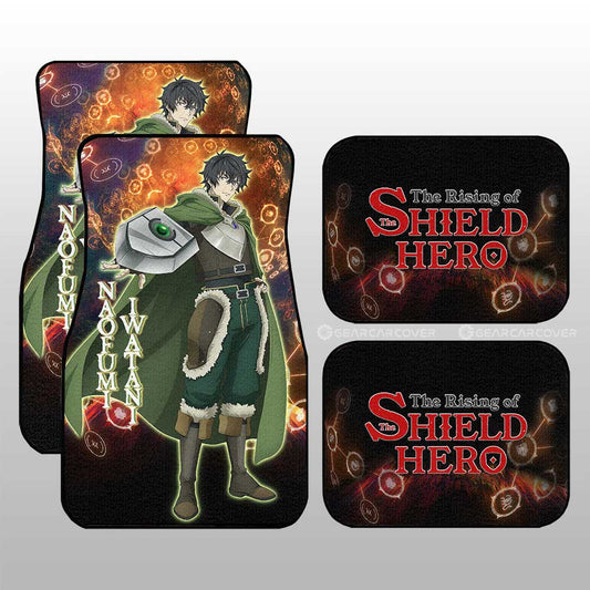 Naofumi Iwatani Car Floor Mats Custom Rising Of The Shield Hero Anime Car Accessories - Gearcarcover - 1