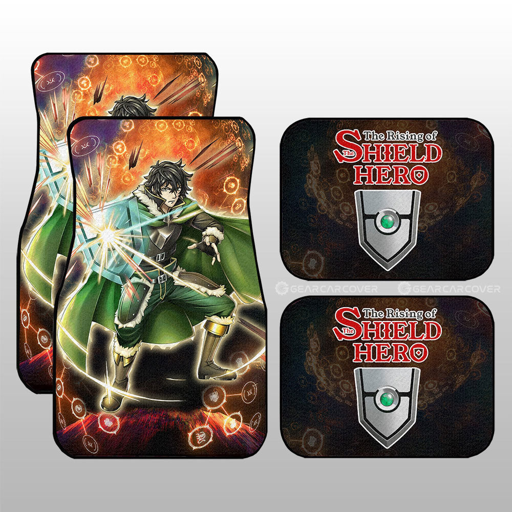 Naofumi Iwatani Car Floor Mats Custom The Rising Of The Shield Hero Anime Car Accessories - Gearcarcover - 3