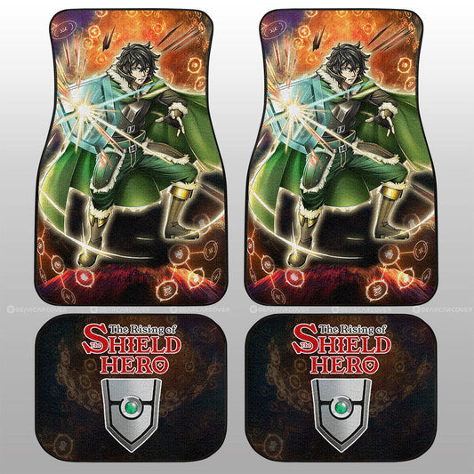 Naofumi Iwatani Car Floor Mats Custom The Rising Of The Shield Hero Anime Car Accessories - Gearcarcover - 1