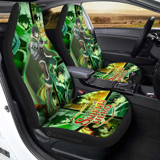 Naofumi Iwatani Car Seat Covers Custom The Rising Of The Shield Hero Car Accessories - Gearcarcover - 2