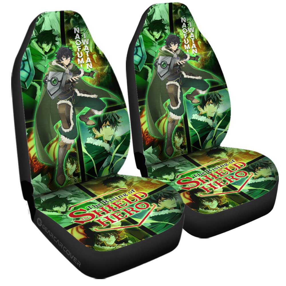 Naofumi Iwatani Car Seat Covers Custom The Rising Of The Shield Hero Car Accessories - Gearcarcover - 3