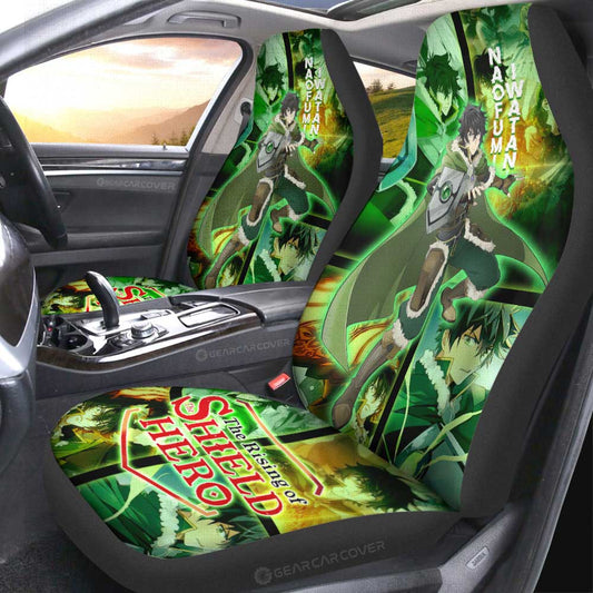 Naofumi Iwatani Car Seat Covers Custom The Rising Of The Shield Hero Car Accessories - Gearcarcover - 1