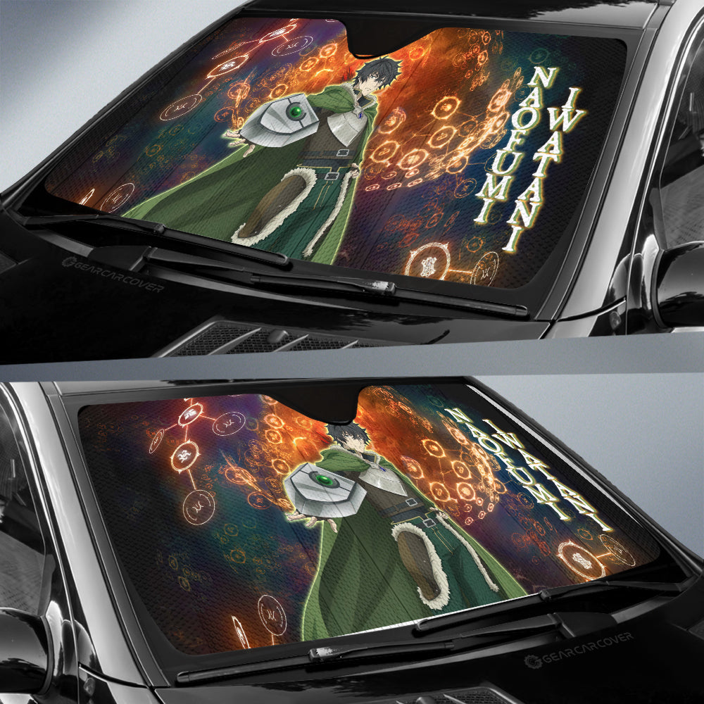 Naofumi Iwatani Car Sunshade Custom Rising Of The Shield Hero Anime Car Accessories - Gearcarcover - 2