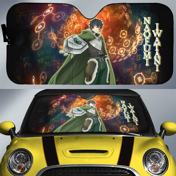 Naofumi Iwatani Car Sunshade Custom Rising Of The Shield Hero Anime Car Accessories - Gearcarcover - 1