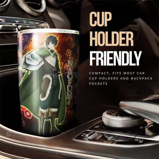 Naofumi Iwatani Tumbler Cup Custom Rising Of The Shield Hero Anime Car Accessories - Gearcarcover - 2