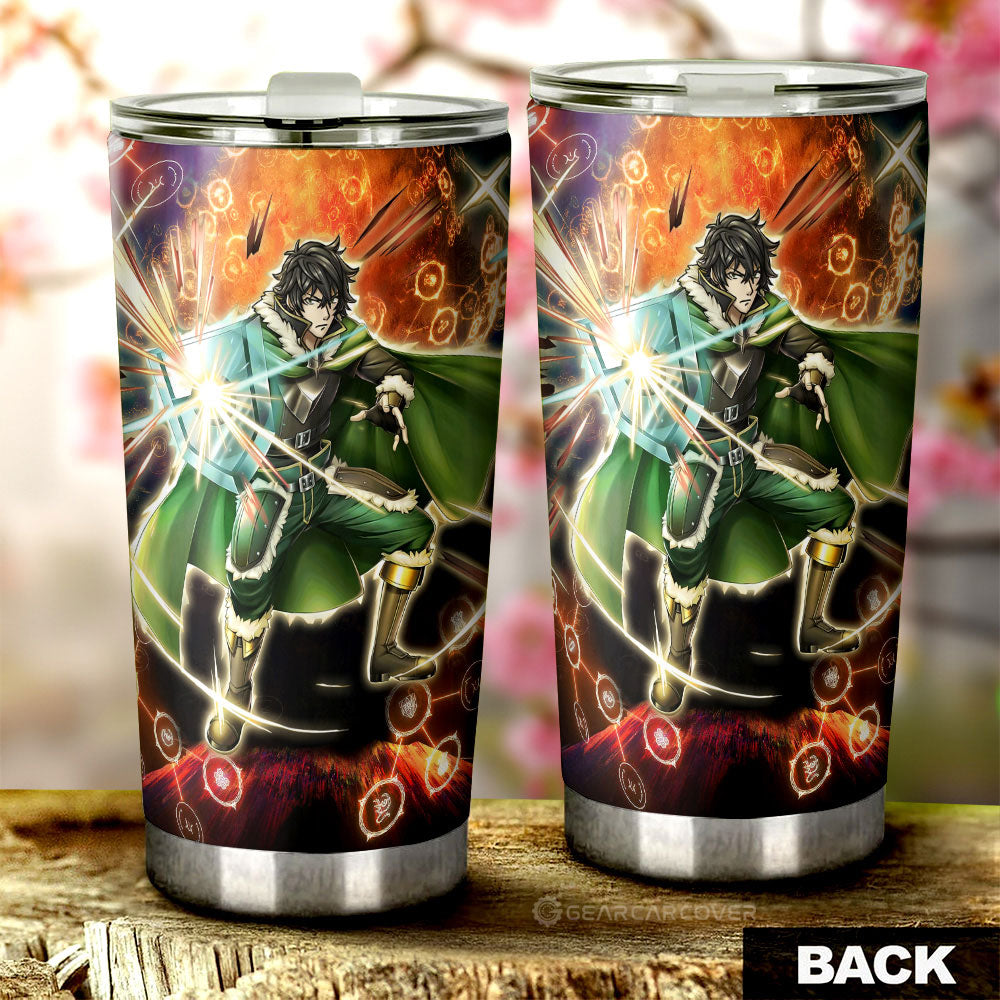 Naofumi Iwatani Tumbler Cup Custom The Rising Of The Shield Hero Anime Car Interior Accessories - Gearcarcover - 3