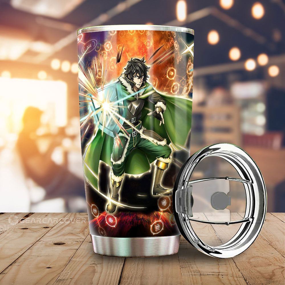 Naofumi Iwatani Tumbler Cup Custom The Rising Of The Shield Hero Anime Car Interior Accessories - Gearcarcover - 1