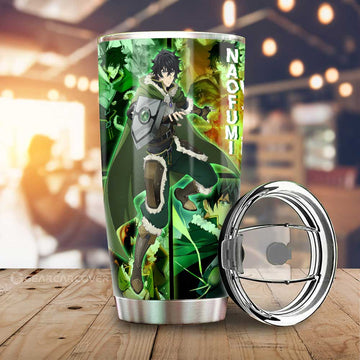 Naofumi Iwatani Tumbler Cup Custom The Rising Of The Shield Hero Car Accessories - Gearcarcover - 1