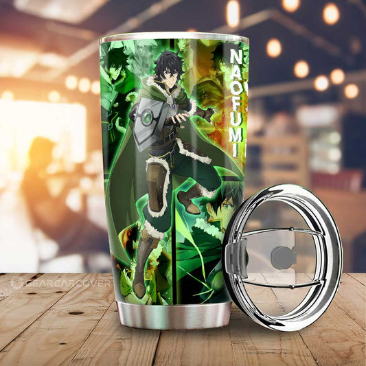 Naofumi Iwatani Tumbler Cup Custom The Rising Of The Shield Hero Car Accessories - Gearcarcover - 1